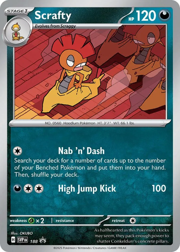 Scrafty — SV: Scarlet & Violet Promo Cards — Pokemon