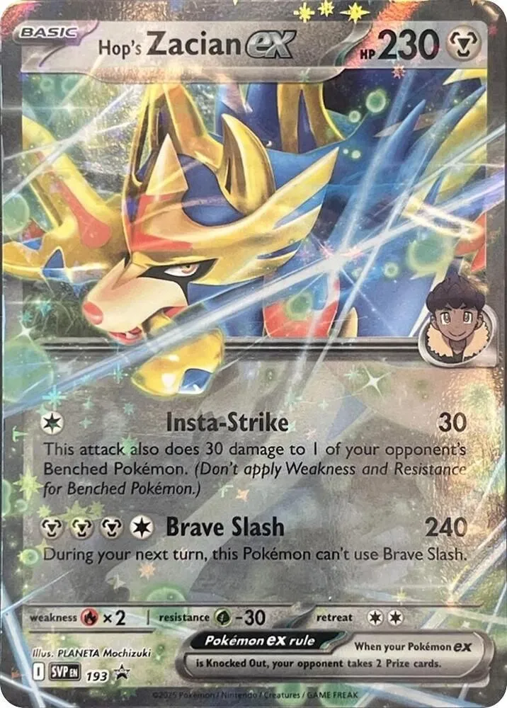 Hop's Zacian ex — SV: Scarlet & Violet Promo Cards — Pokémon