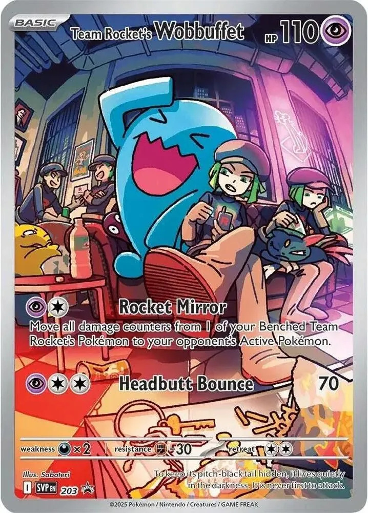 Team Rocket's Wobbuffet — SV: Scarlet & Violet Promo Cards — Pokémon