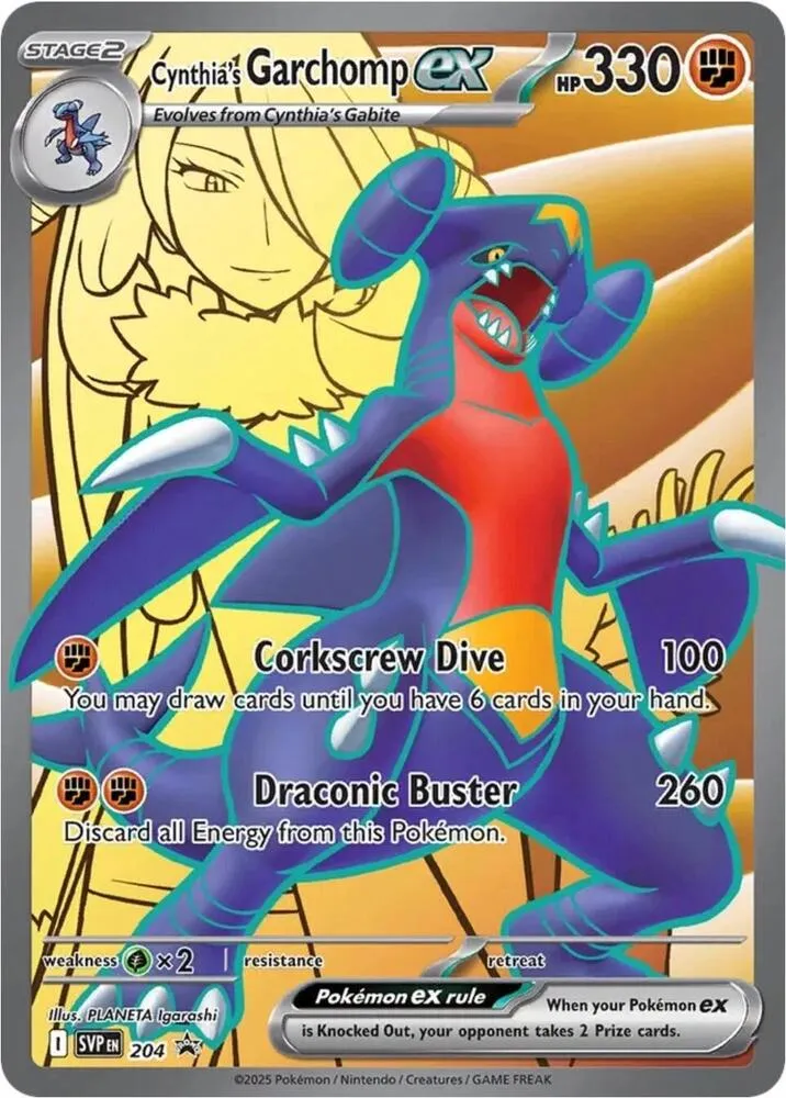 Cynthia's Garchomp ex — SV: Scarlet & Violet Promo Cards — Pokémon