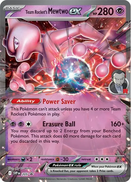 Team Rocket's Mewtwo ex — SV: Scarlet & Violet Promo Cards — Pokémon
