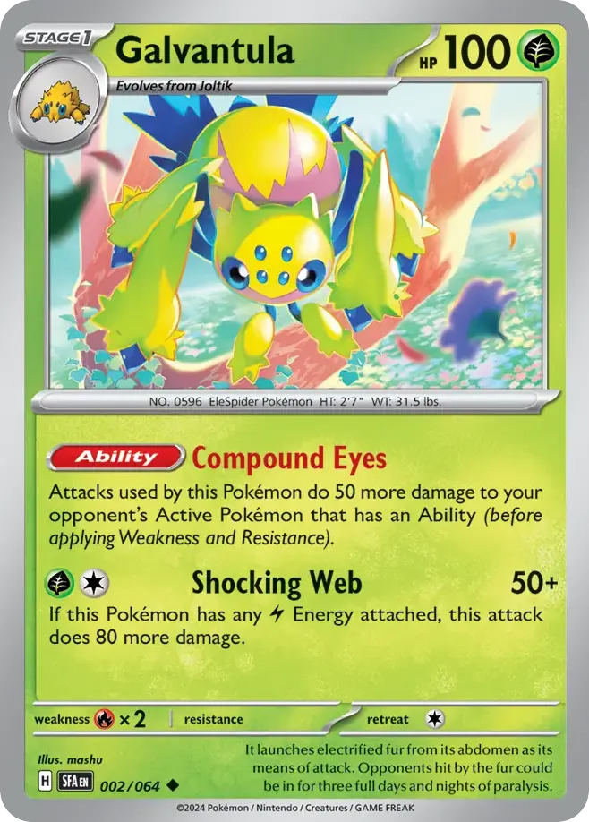 Galvantula — SV: Shrouded Fable — Pokemon