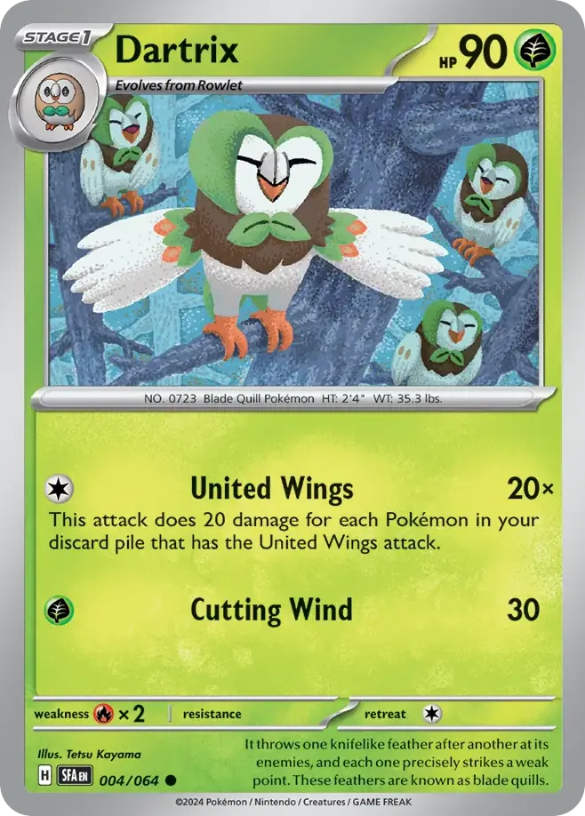 Dartrix — SV: Shrouded Fable — Pokémon
