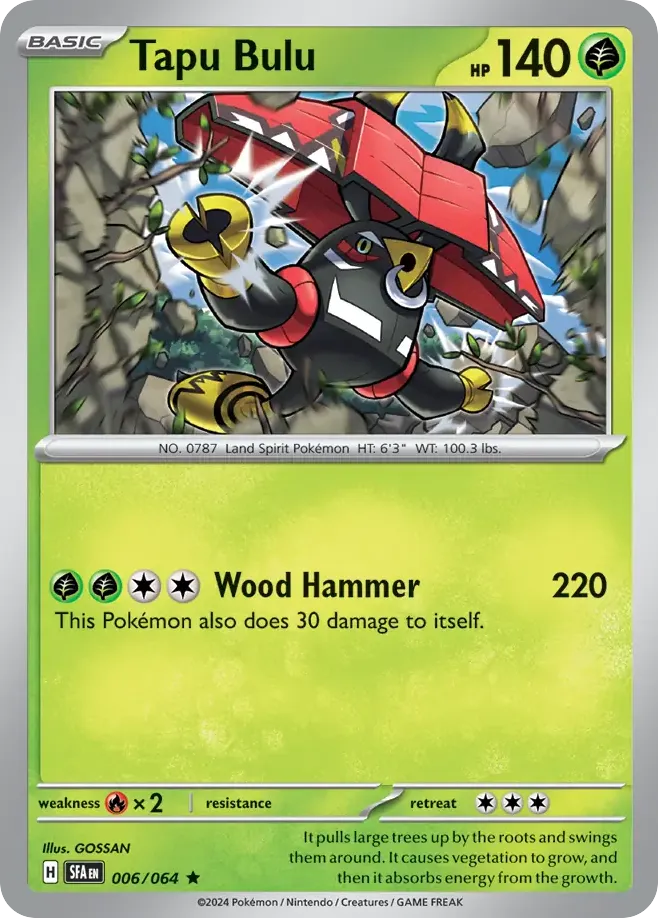 Tapu Bulu — SV: Shrouded Fable — Pokémon