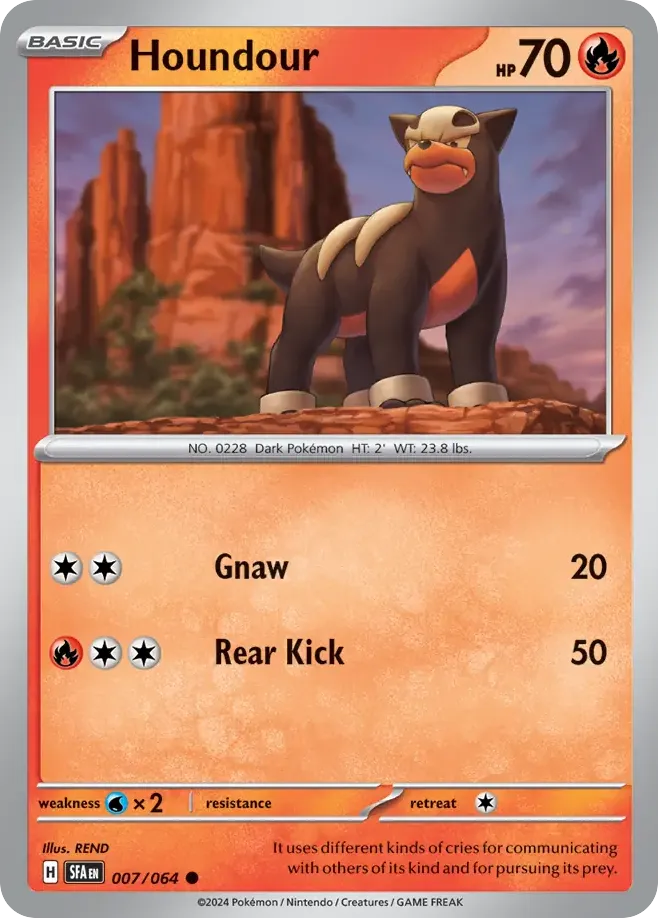 Houndour — SV: Shrouded Fable — Pokémon