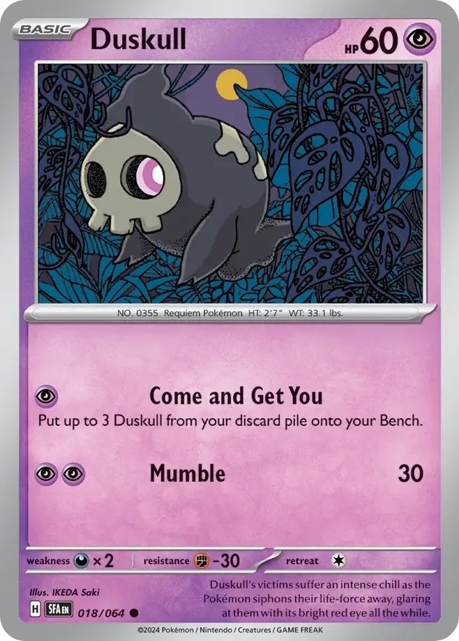 Duskull — SV: Shrouded Fable — Pokémon