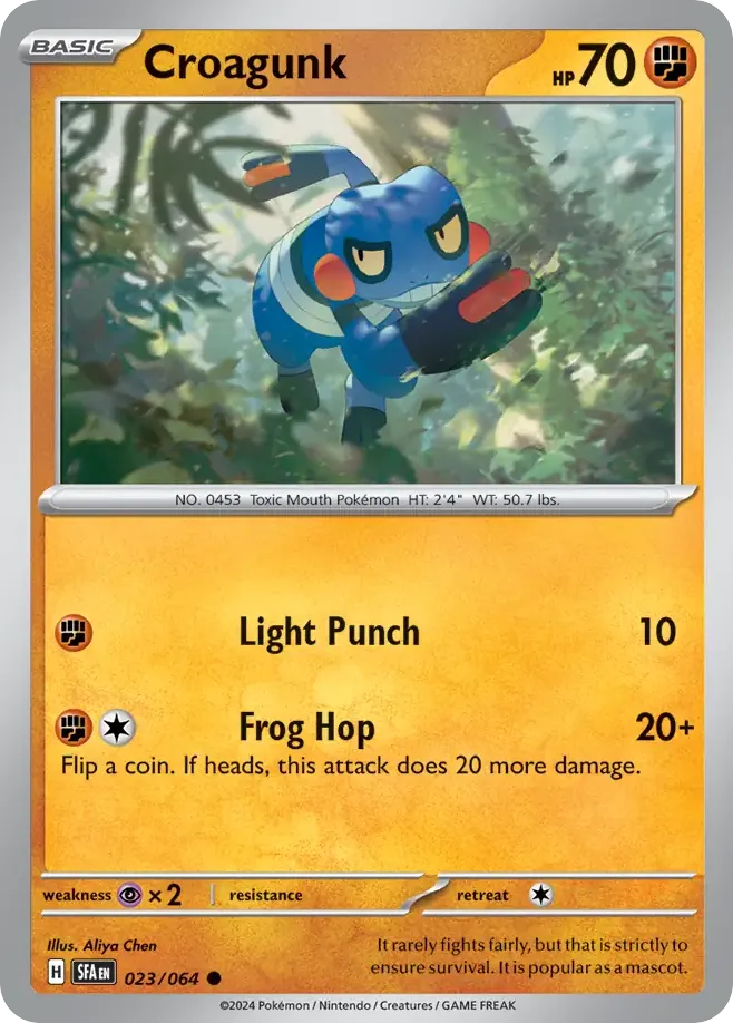 Croagunk — SV: Shrouded Fable — Pokémon