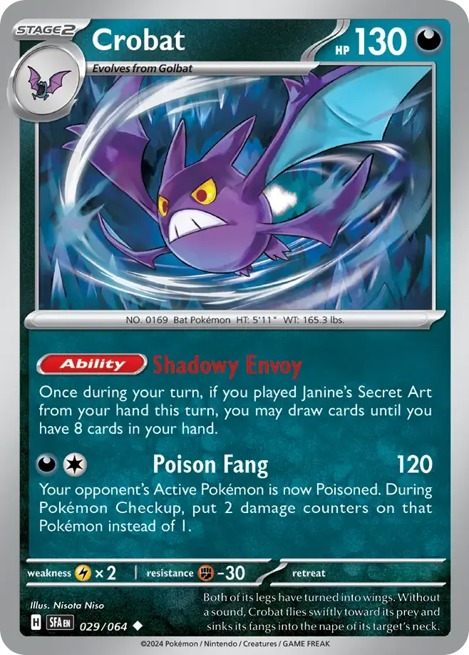Crobat — SV: Shrouded Fable — Pokémon