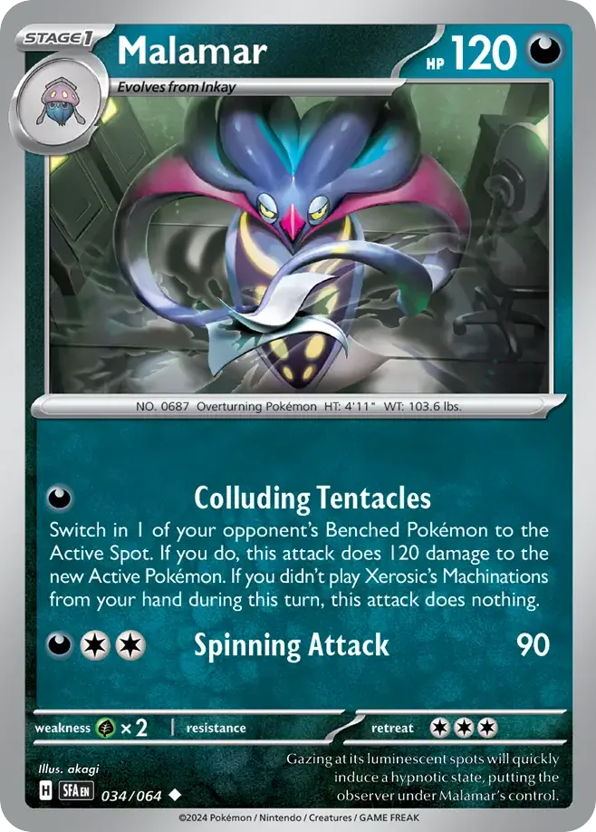 Malamar — SV: Shrouded Fable — Pokémon