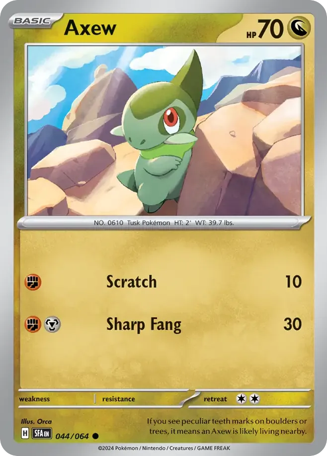 Axew — SV: Shrouded Fable — Pokemon