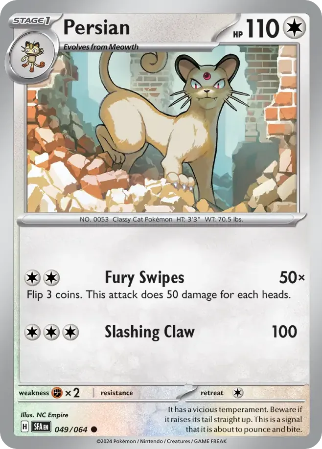 Persian — SV: Shrouded Fable — Pokémon