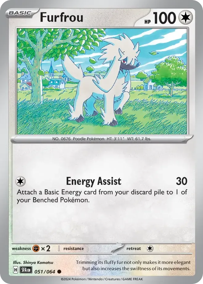 Furfrou — SV: Shrouded Fable — Pokémon