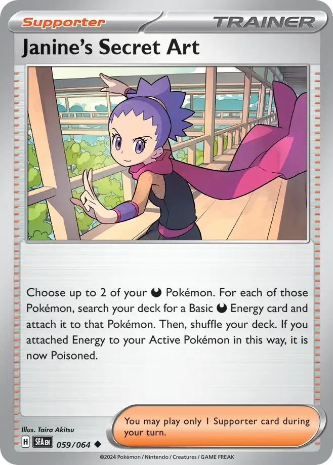 Janine's Secret Art — SV: Shrouded Fable — Pokémon