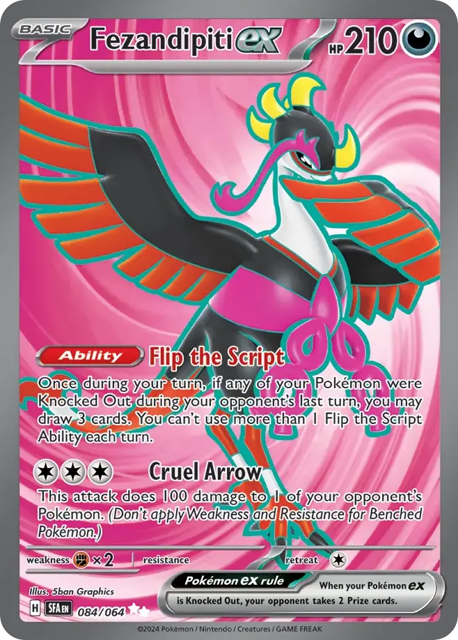 Fezandipiti ex — SV: Shrouded Fable — Pokémon