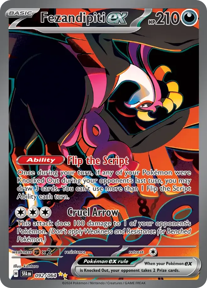 Fezandipiti ex from SV: Shrouded Fable - Pokemon