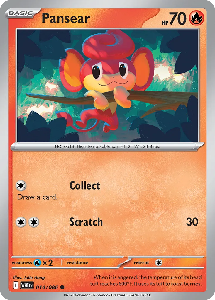 Pansear — SV: White Flare — Pokémon