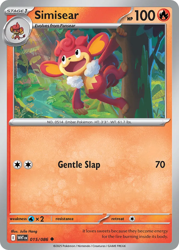 Simisear — SV: White Flare — Pokémon