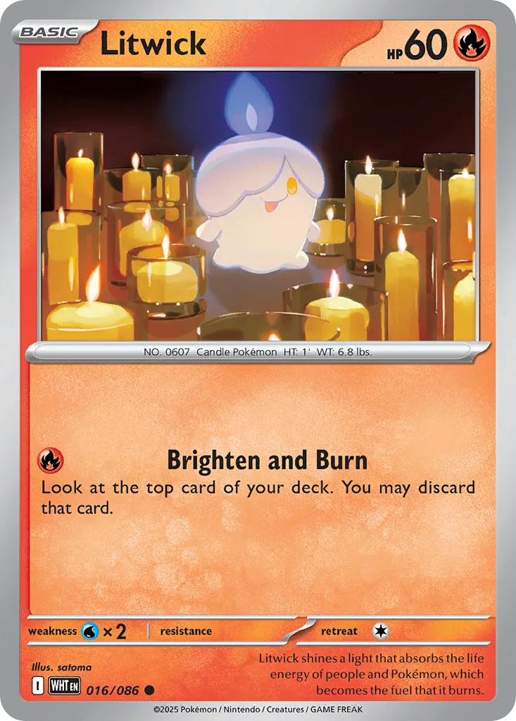 Litwick — SV: White Flare — Pokémon