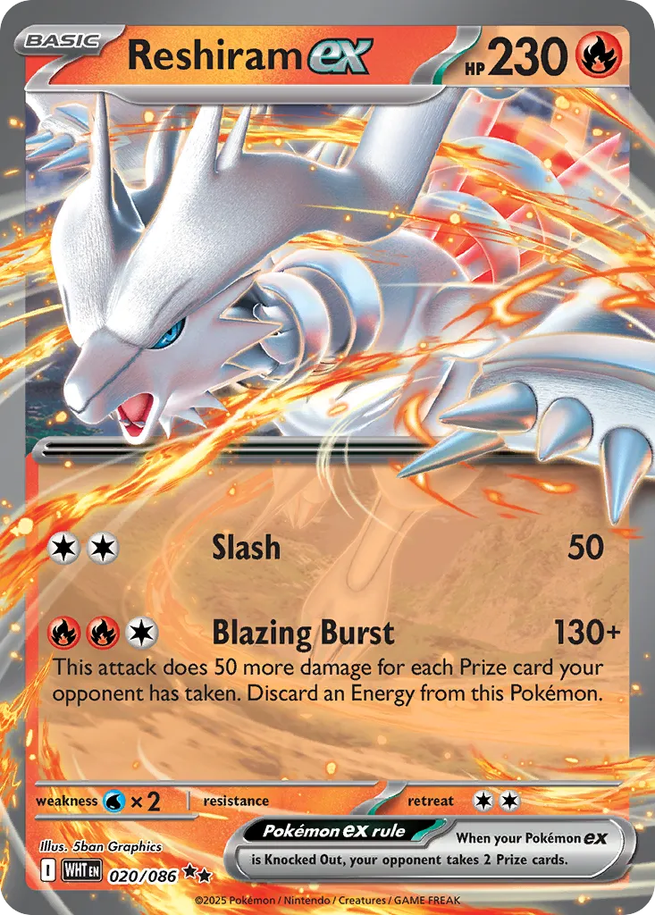 Reshiram ex — SV: White Flare — Pokémon