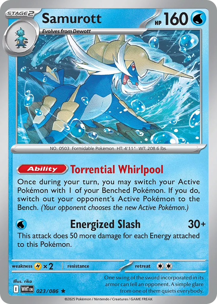 Samurott — SV: White Flare — Pokémon