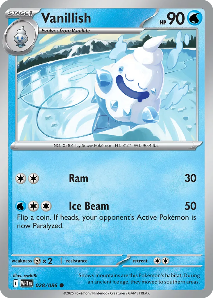 Vanillish — SV: White Flare — Pokemon