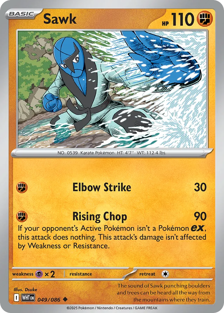 Sawk — SV: White Flare — Pokemon