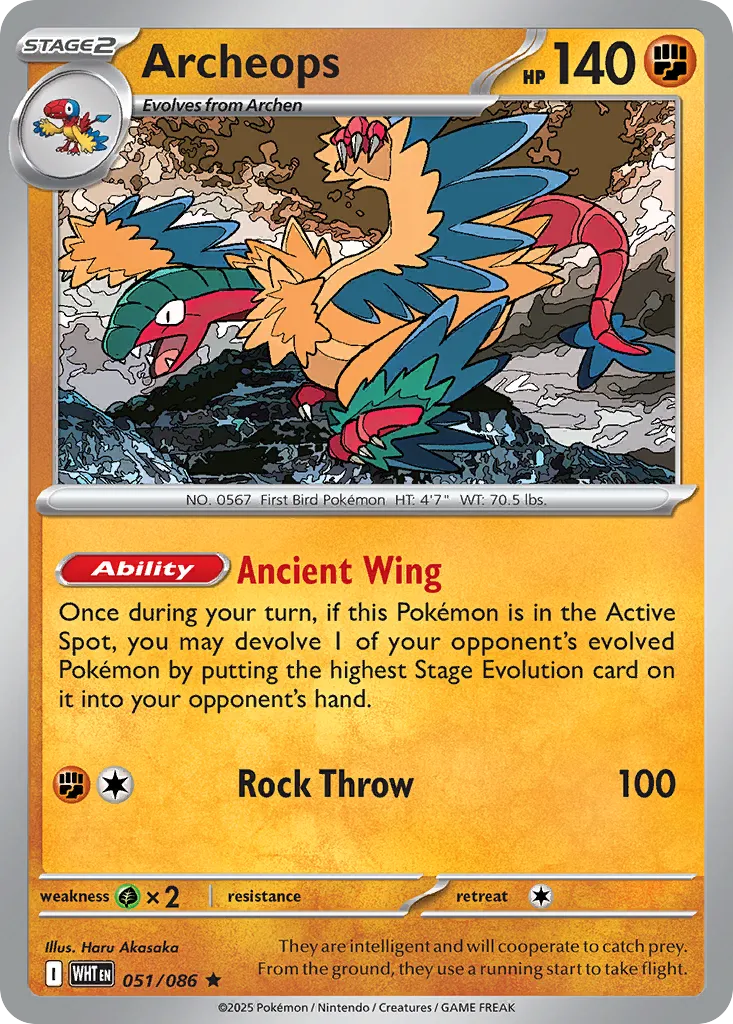 Archeops — SV: White Flare — Pokémon
