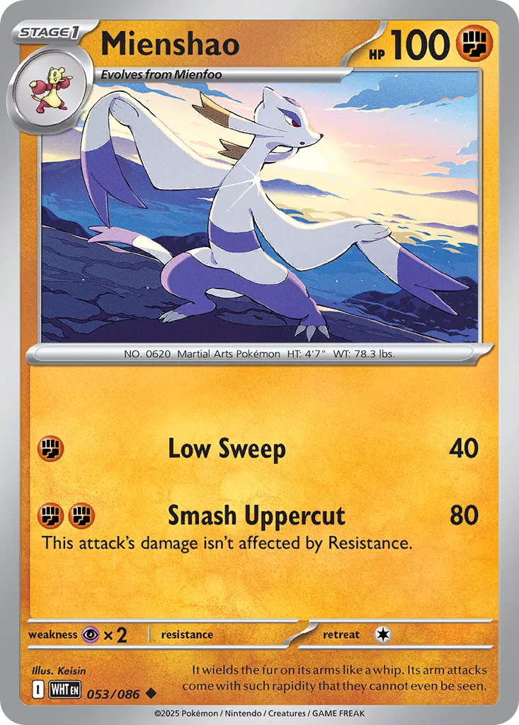 Mienshao — SV: White Flare — Pokémon