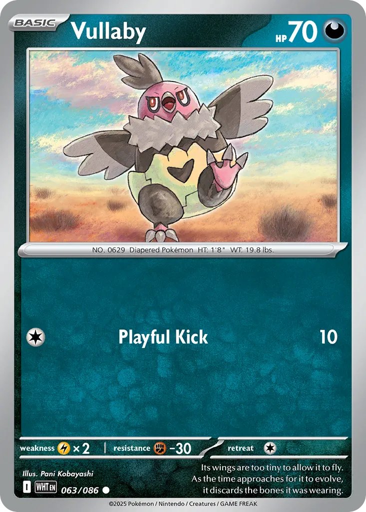 Vullaby — SV: White Flare — Pokémon