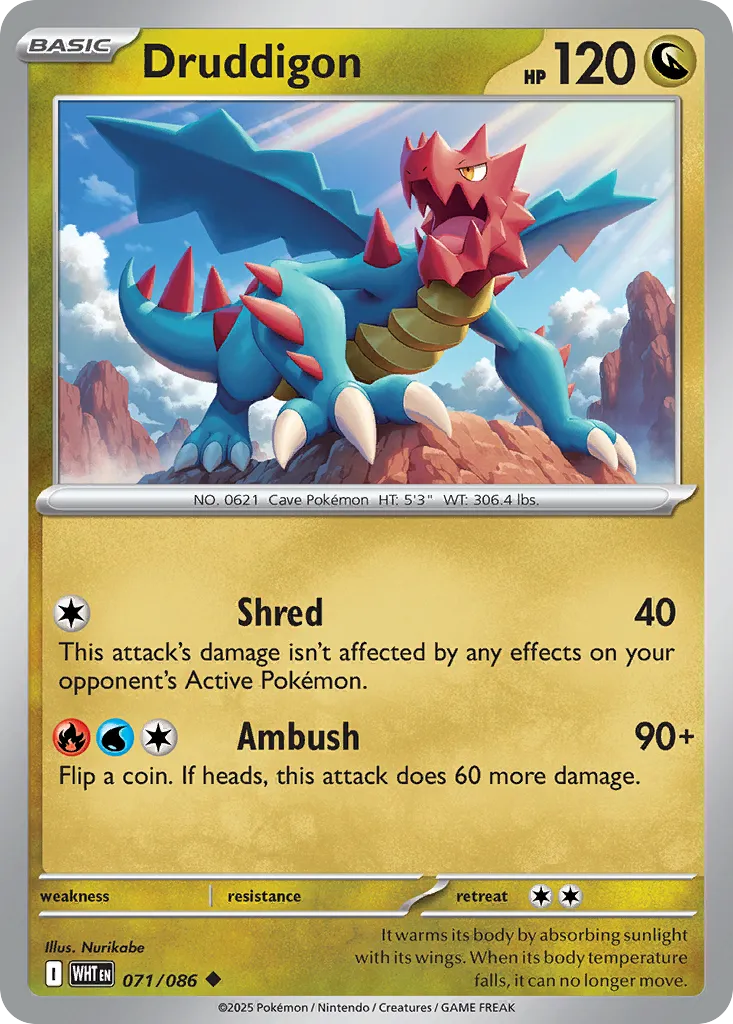 Druddigon — SV: White Flare — Pokémon