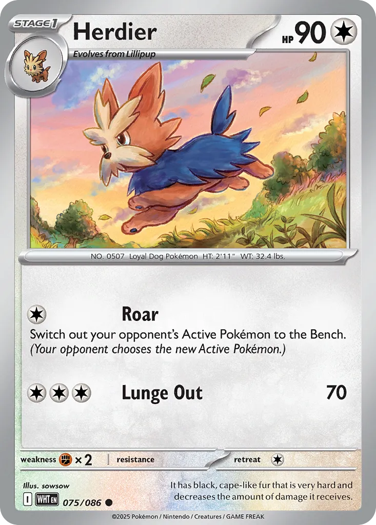 Herdier — SV: White Flare — Pokémon