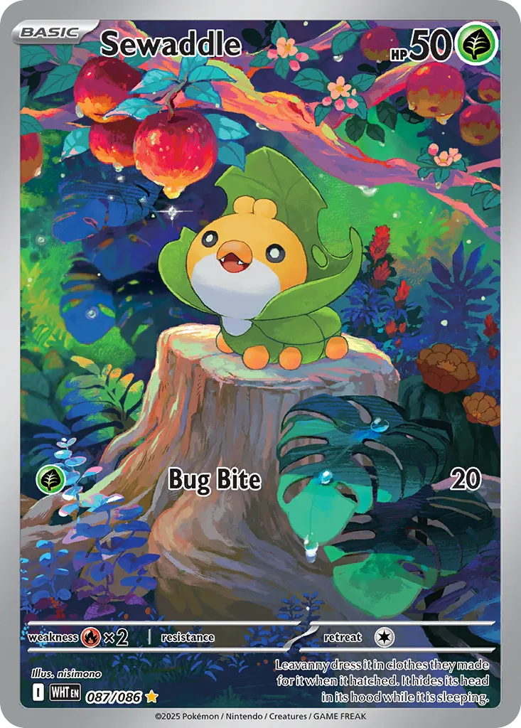 Sewaddle — SV: White Flare — Pokémon