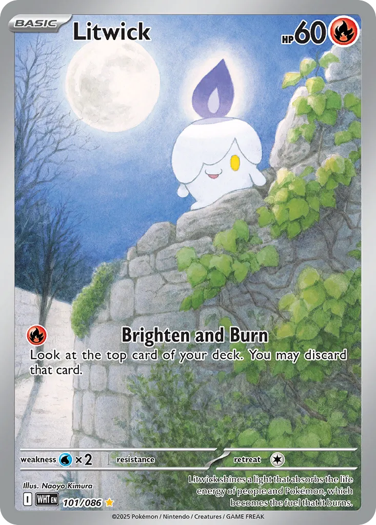 Litwick — SV: White Flare — Pokémon