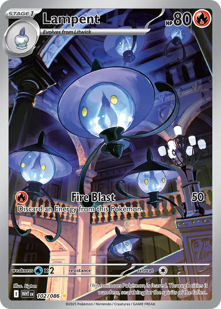 Lampent — SV: White Flare — Pokémon