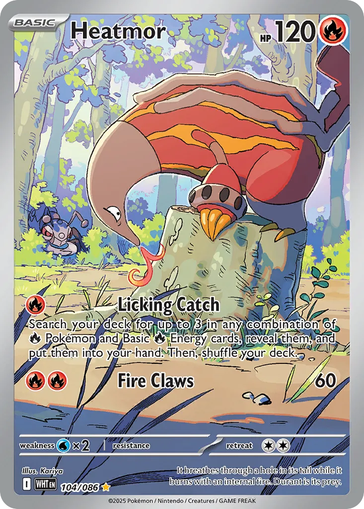 Heatmor — SV: White Flare — Pokemon