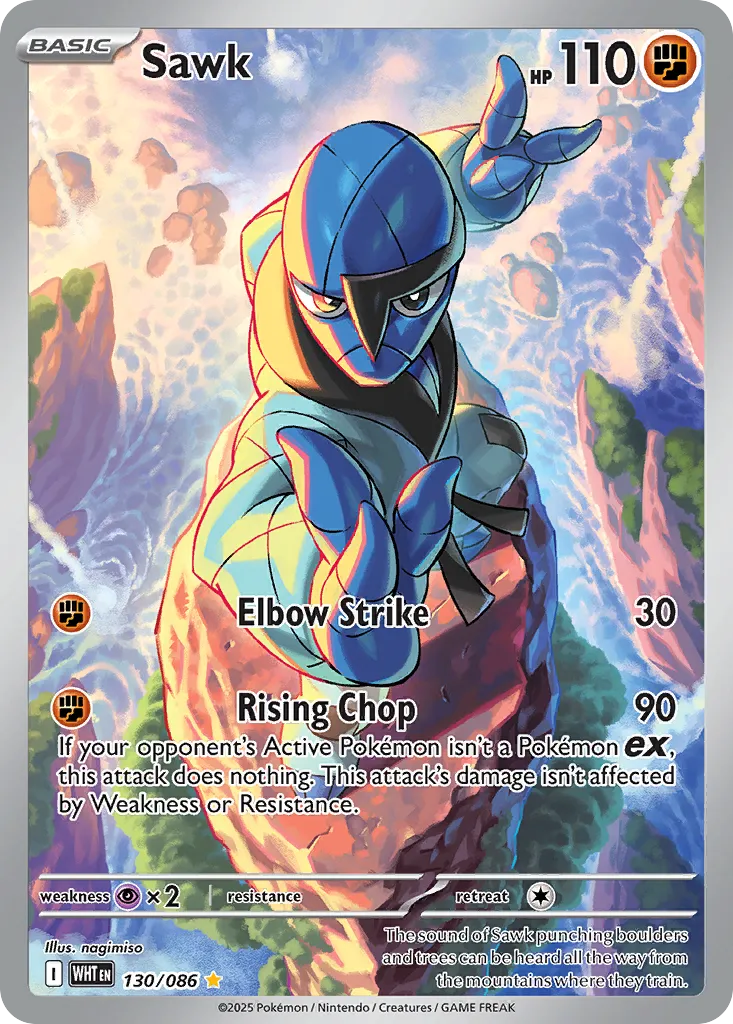 Sawk — SV: White Flare — Pokemon