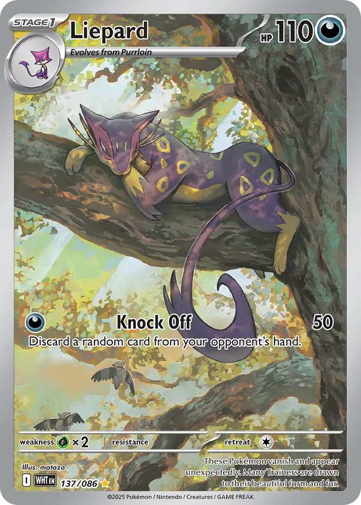 Liepard — SV: White Flare — Pokémon