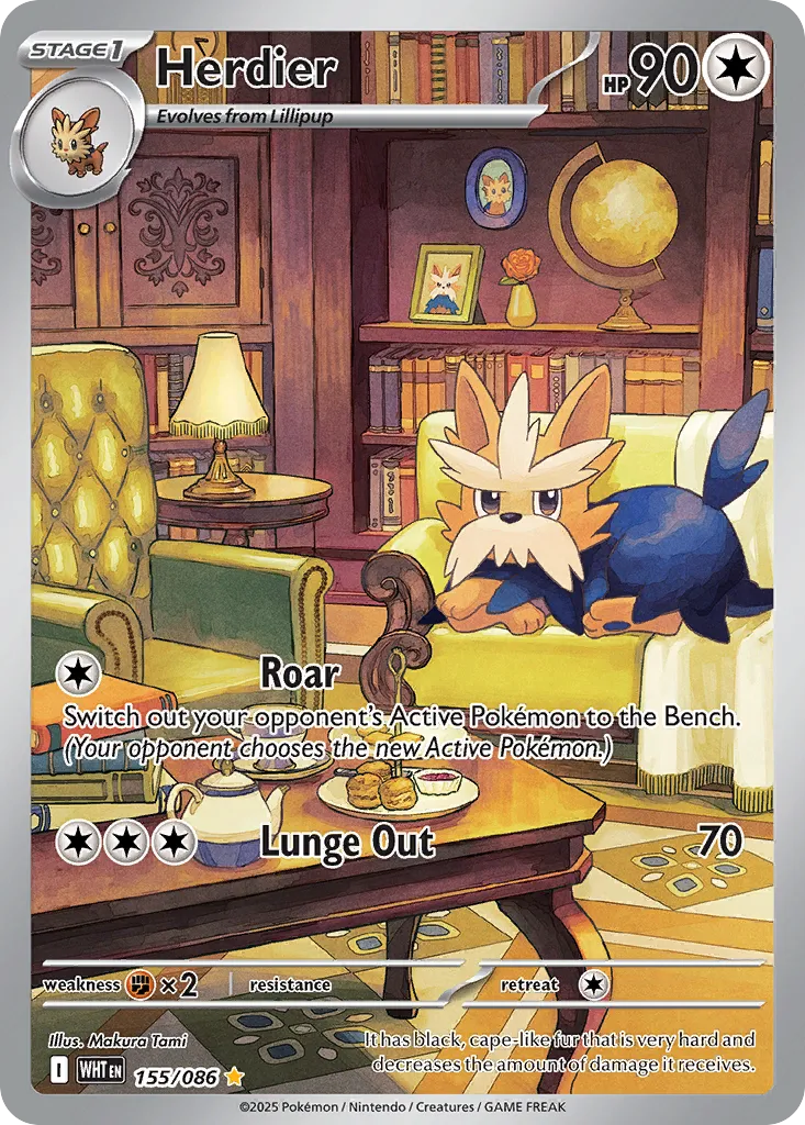 Herdier — SV: White Flare — Pokemon