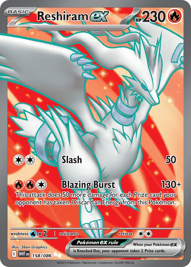 Reshiram ex — SV: White Flare — Pokémon
