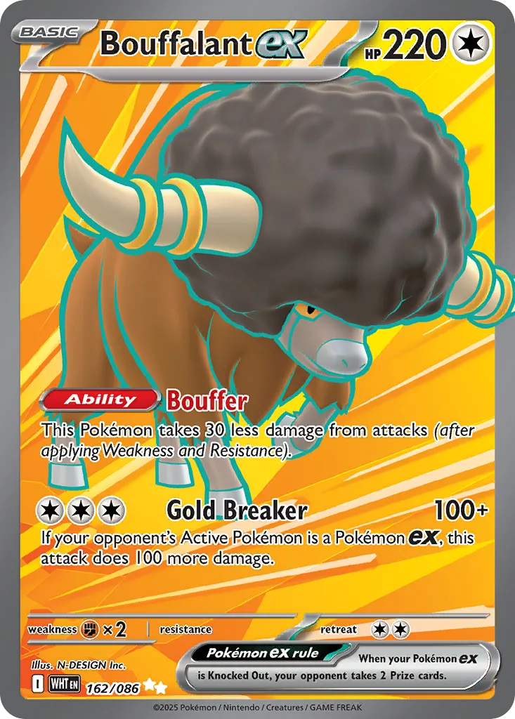 Bouffalant ex — SV: White Flare — Pokémon