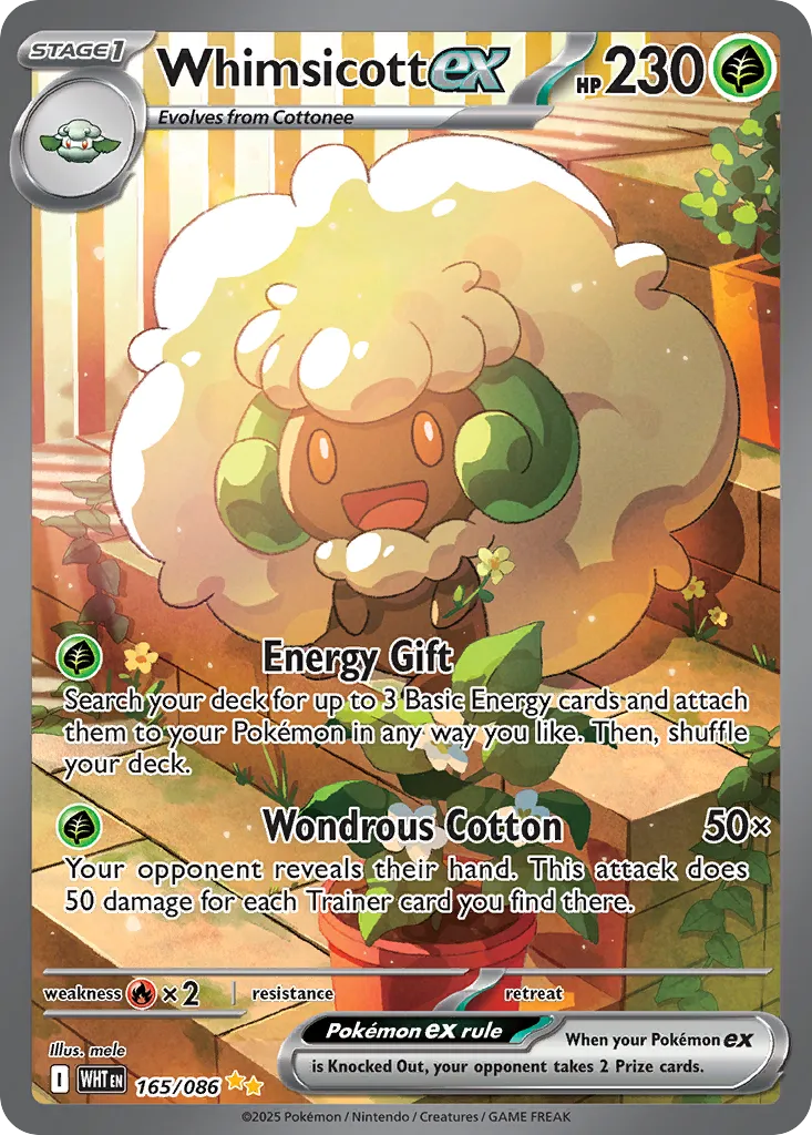 Whimsicott ex — SV: White Flare — Pokemon