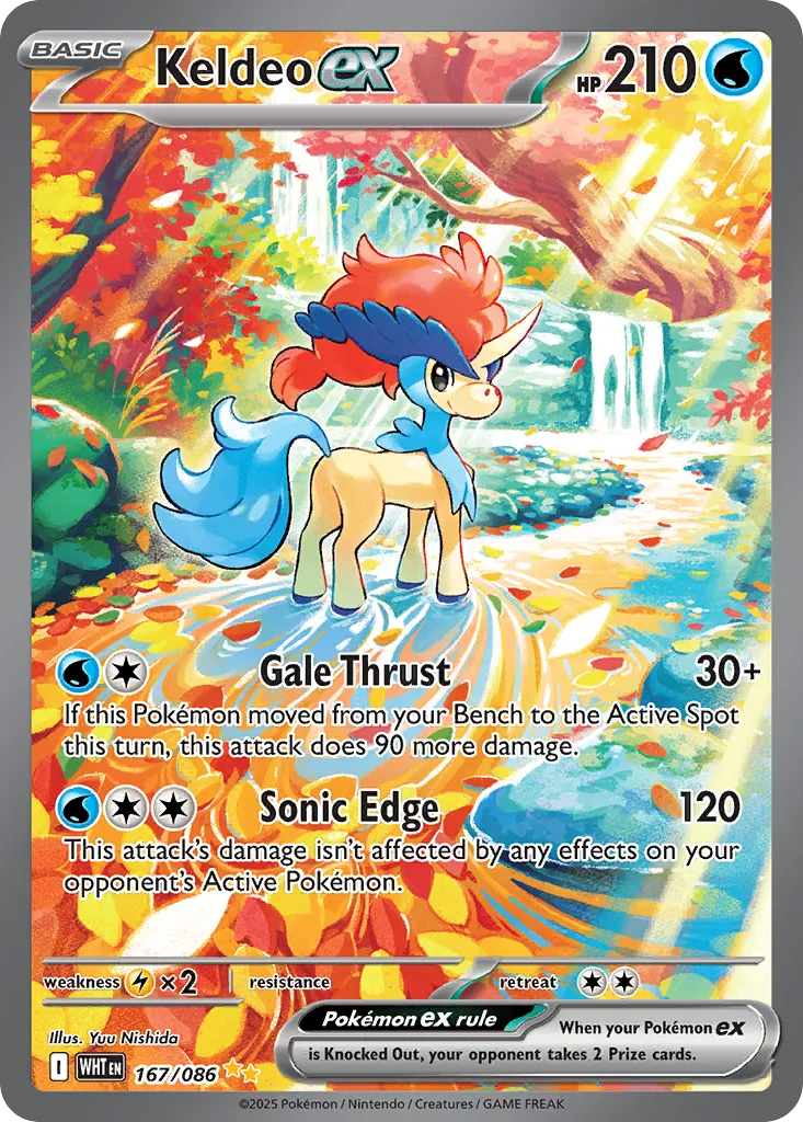 Keldeo ex — SV: White Flare — Pokemon
