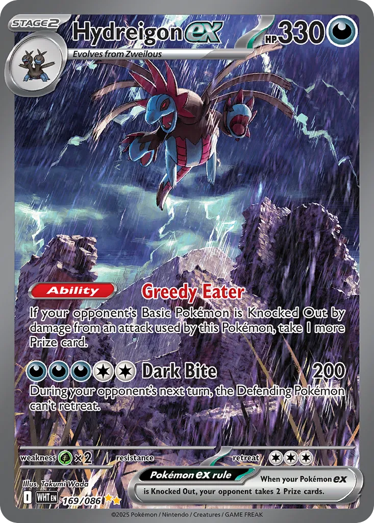Hydreigon ex — SV: White Flare — Pokémon