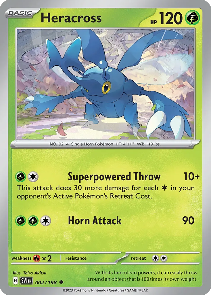 Heracross — SV01: Scarlet & Violet Base Set — Pokémon