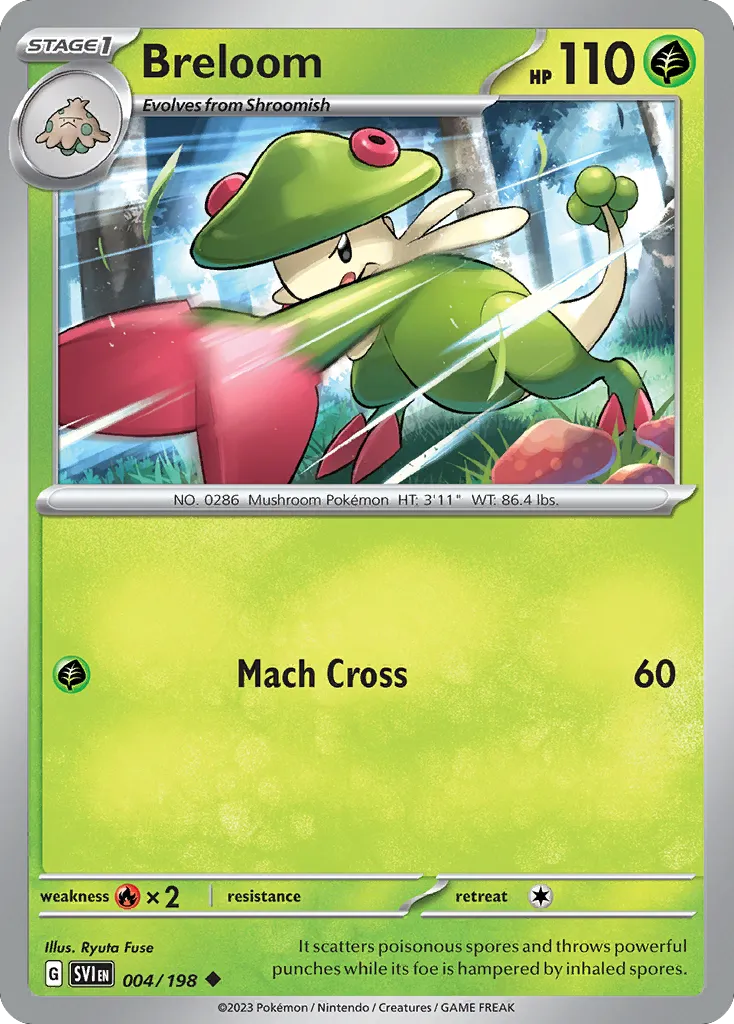 Breloom — SV01: Scarlet & Violet Base Set — Pokémon