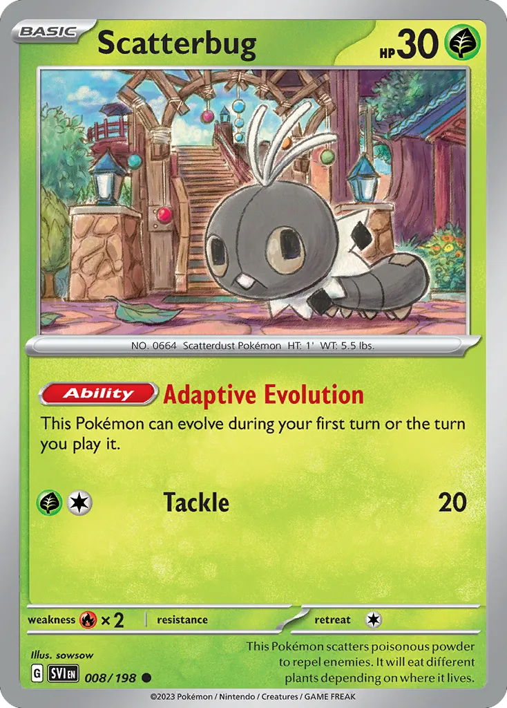Scatterbug — SV01: Scarlet & Violet Base Set — Pokémon