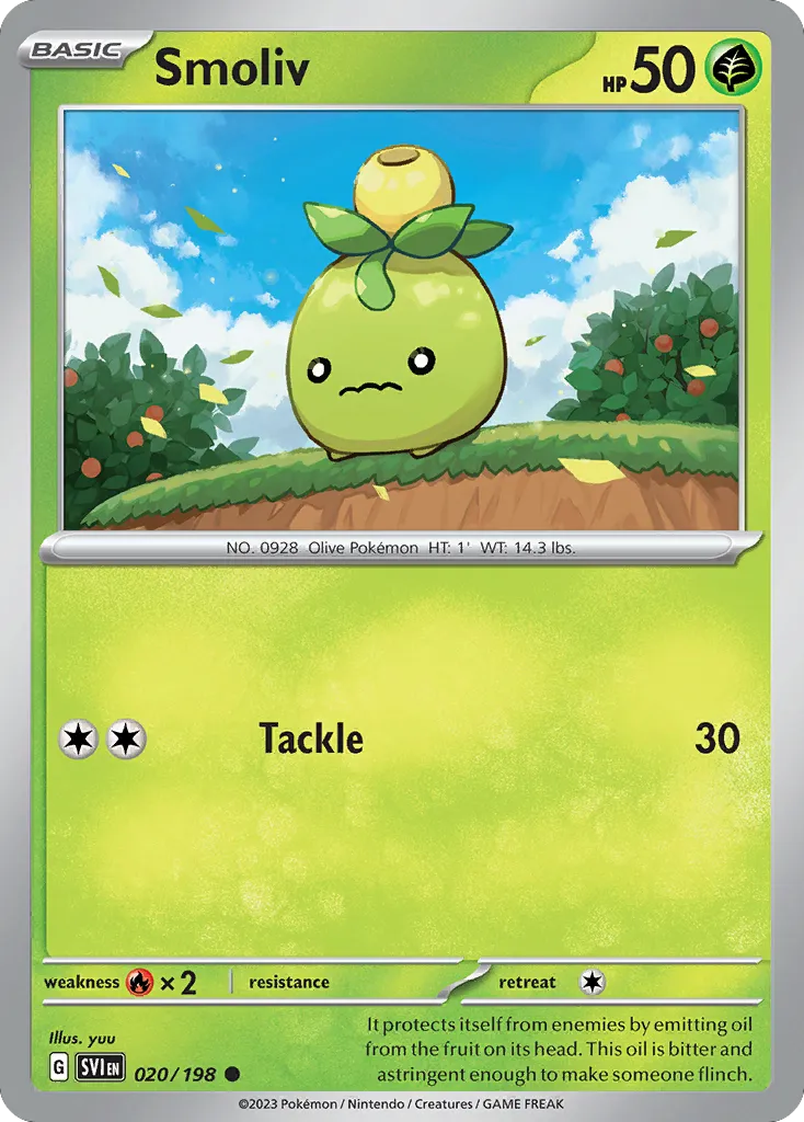 Olivini — SV01: Scarlet & Violet Base Set — Pokemon