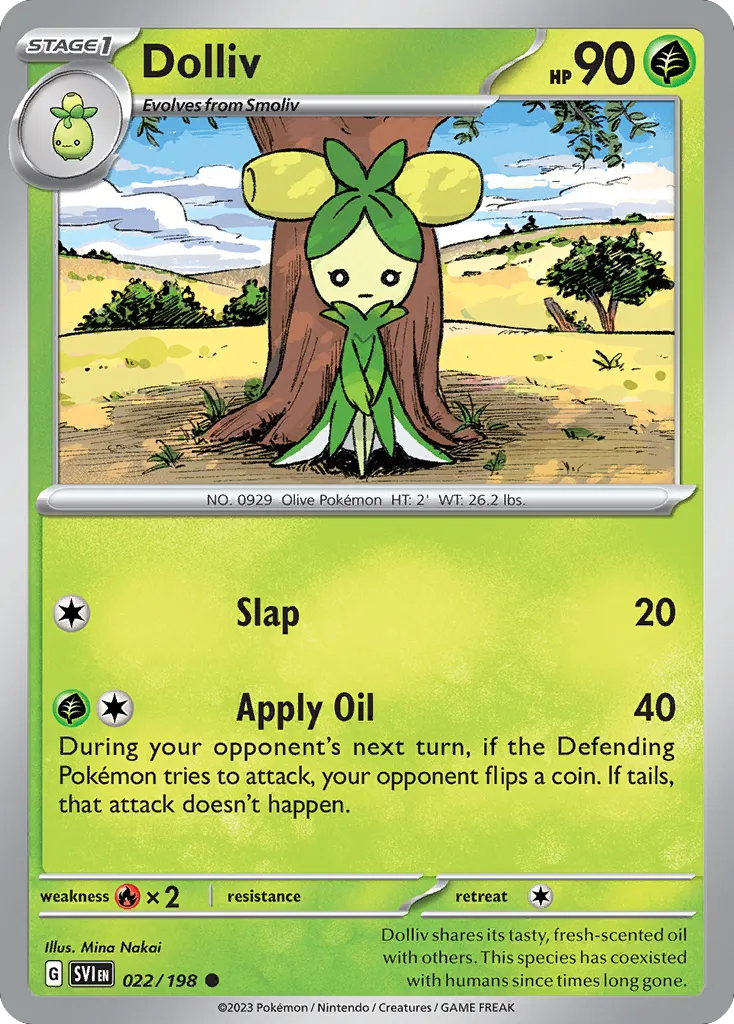 Olivado — SV01: Scarlet & Violet Base Set — Pokemon