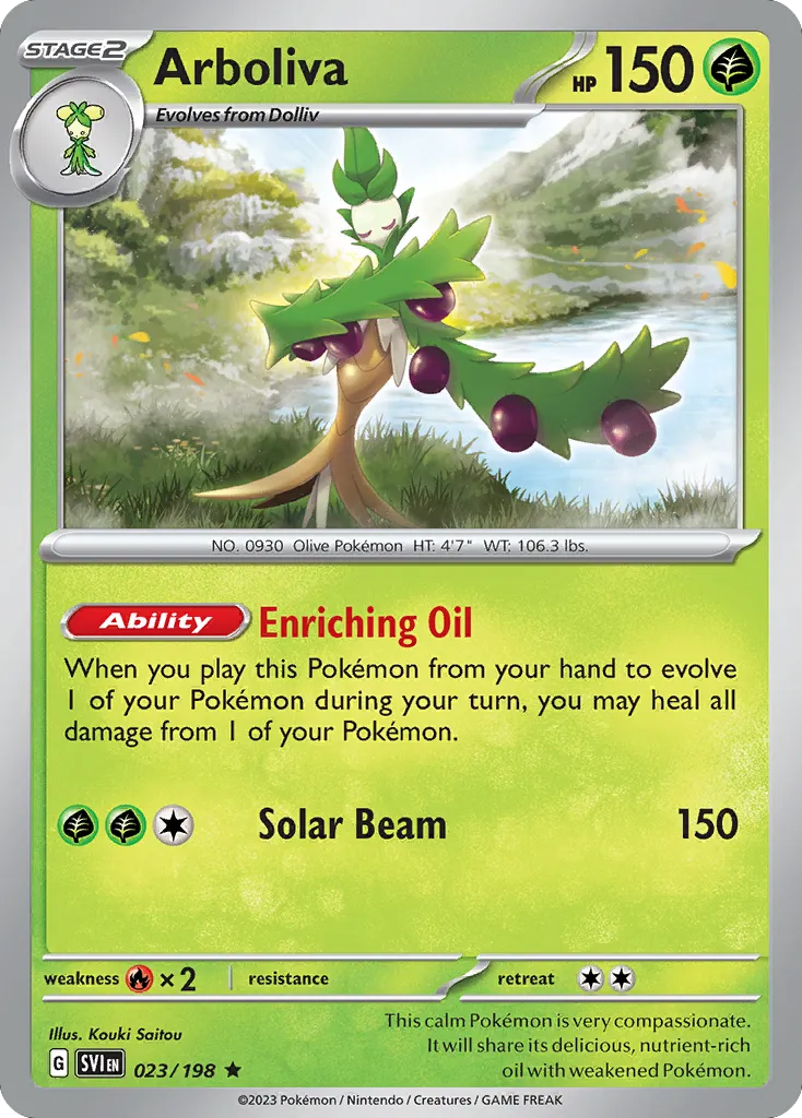 Arboliva — SV01: Scarlet & Violet Base Set — Pokémon