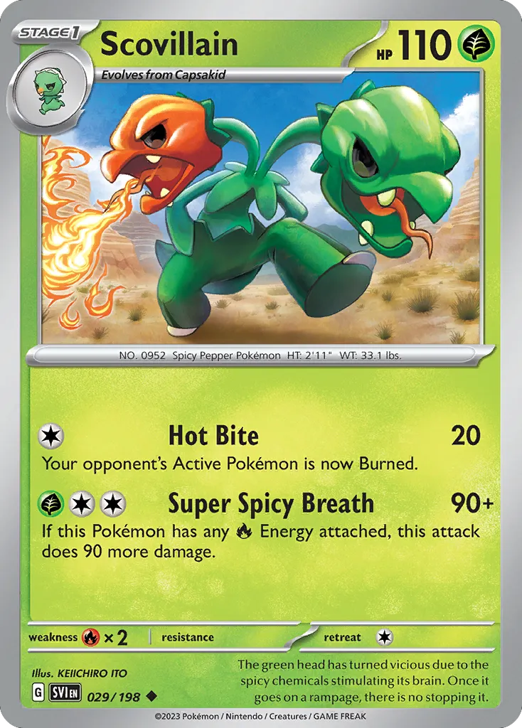 Scovilain — SV01: Scarlet & Violet Base Set — Pokemon